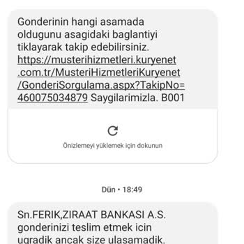 Kuryenet İşini İyi Yapmıyor