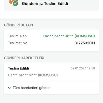 Trendyol Ürün Siparişi Kendim Almadım
