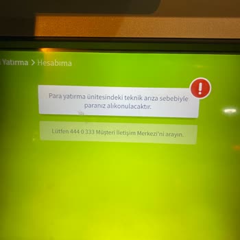 Garanti BBVA ATM Arızası İade Sorunu