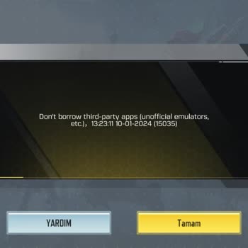 Call Of Duty Mobile Giriş Hatası