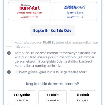 LCW Kartta Bulunan Para Puanı Kullandırmıyor