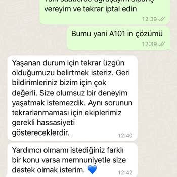 A101 Müşterilerle Dalga Geçmesi