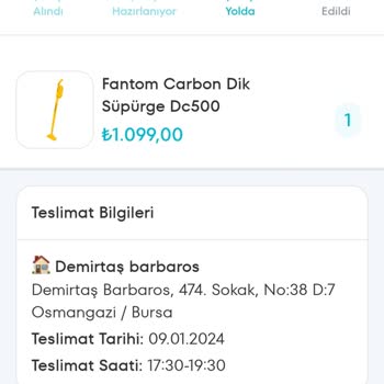 A101 Kapıda Uygulaması Ürün Teslim Edilmedi