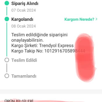 Trendyol Express Gecikmeli Kargo Kazandınız