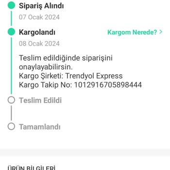 Trendyol Express Gecikmeli Kargo Kazandınız