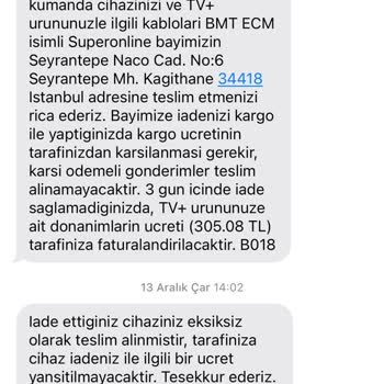 Turkcell Superonline Büyük Pişmanlık