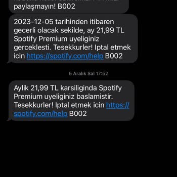 Spotify Paket Sorunu Fiyatlandırma