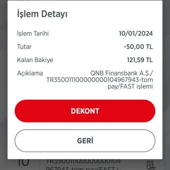 Hadi Tom Pay Açıklama Kısmına Telefon Numaramı Eklemedim