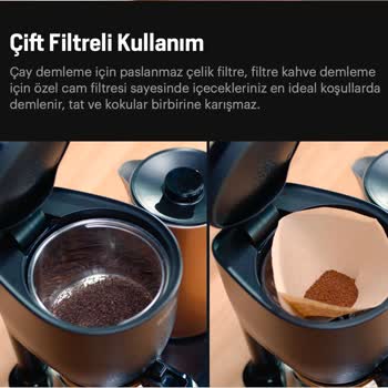 Arçelik Kırılan Filtre Kahve Cam Demleme Kabı