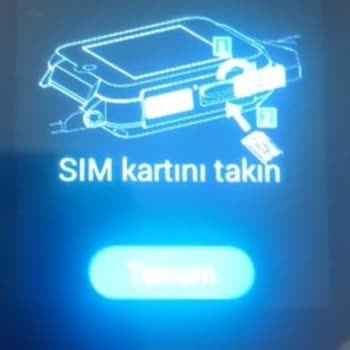 KVK TCL Akıllı Saat Sim Kart Hatası