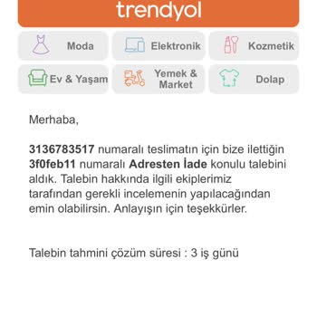 Trendyol Ve Horoz Lojistik İn Ürün İadesinde Sorun Çıkarması