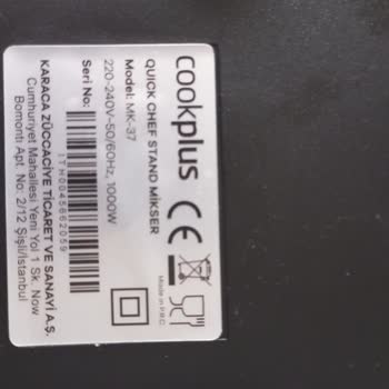 Karaca Cookplus.com Hamur Yoğurma Makinesi Cam Hazne Çatlıyor