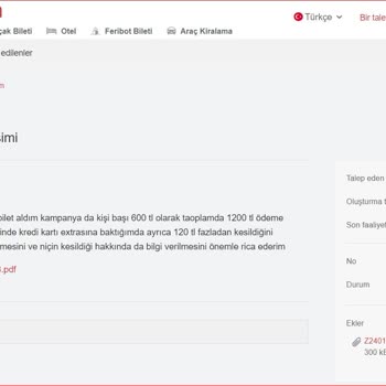 Obilet Fazla Ücret Kesimi