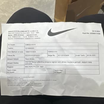 Nike Eşofman Altı Renk Atması