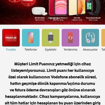 Vodafone Cihaz Alım Yalanı