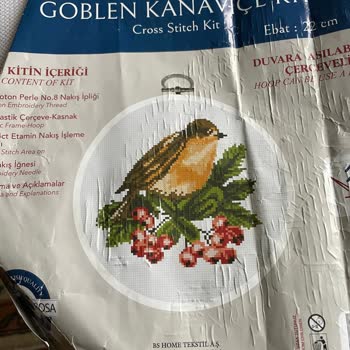 BİM Esta Rose Goblen Kanaviçe Kiti Kötü Çıktı