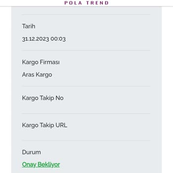 Pola Trend Sipariş Onay Süreci İle İlgili Yaşanan Sorunlar