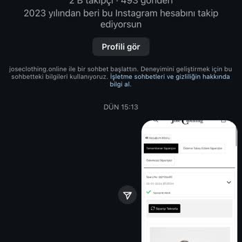 Jose Clothing Instagram Alışverişi İle Kandır. İldi M