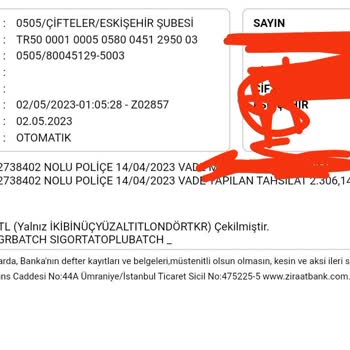 Ziraat Bankası Sigorta Geri Ödemesi Yapılmaması