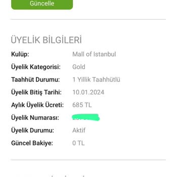 MACFit (İstanbul Avrupa) Macfit Mall Of İstanbul " Süresi Biten " Üyeliğimi İptal Etmiyor!