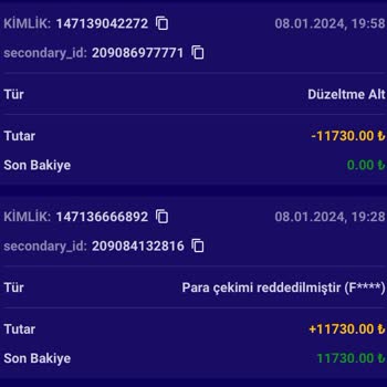 Setrabet Paramı Sildi Ödemiyor