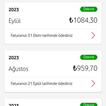 Vodafone Paket Aşım Ücreti