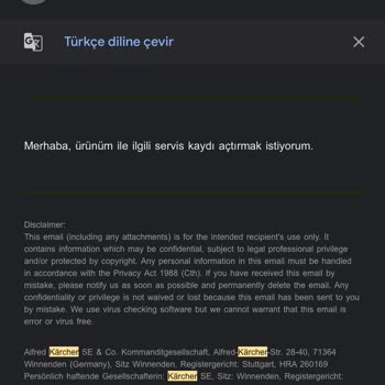 Karcher Süpürgenin Ve Müşteri Hizmetlerinin Rez*iliği