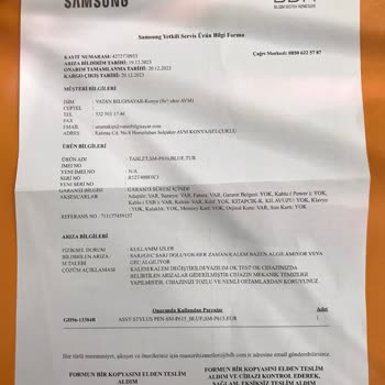 Samsung Telefon Tablet Şarj Sorunu: İlerlemeyen Yüzde Ve Garanti Hüsranı