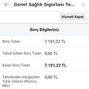 SGK GSS Prim Borcu
