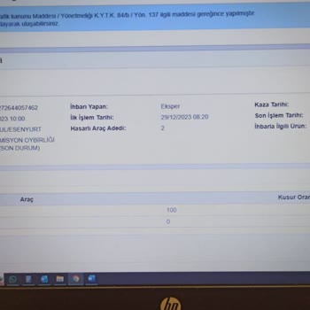 Sompo Sigortanın Kusurlu Tarafa Parça Gönderimi Ve Ödeme İstemesi