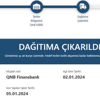 QNB Finansbank Kartım Dağıtıma Cıktı Yazısına Rağmen 1 Gündür Elime Ulaşmadı