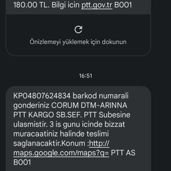 PTT Kargo Erişim Ve Teslimat Sorunu!