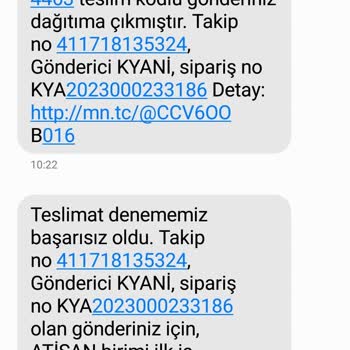 MNG Kargo Teslimatının Belirtilen Mesajlar Kapsamında Yapılamaması