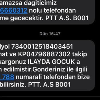 PTT Kargo Dağıtım Sorunu Ve İletişim Problemleri