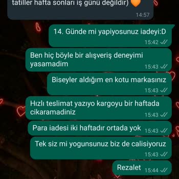 Flaw Wear 1 Ayda Bile Para İadesi Yok
