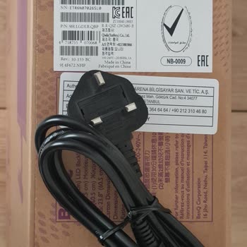 (Arena Bilgisayar) Benq GW2480 Monitör Güç Kablosu TR Uyumlu Değil
