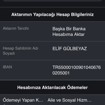 Aile ve Sosyal Hizmetler Bakanlığı Aile Destek Ödememi Hesabıma Aktaramıyorum