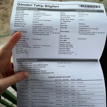 Gardrops İademi Başka Yere Teslim Etmiş