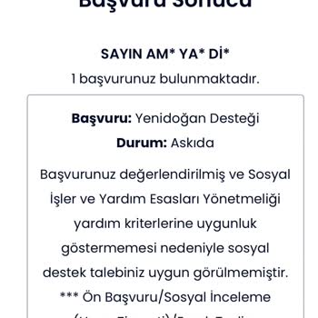 İstanbul Senin Yenidoğan Desteği Reddi Hayal Kırıklığı