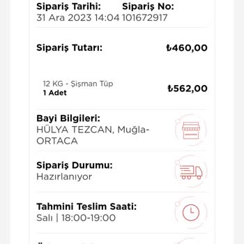 İpragaz Tüp Sipariş Mağduriyeti