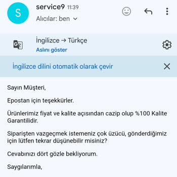 Gaspturkey.com Siparişin Alındığına Dair Herhangi Bir Mesaj Yok