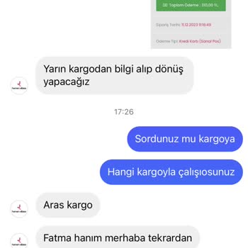 Hemenelbise Sitesinde Yaptığım Alışveriş Mağdurluğu