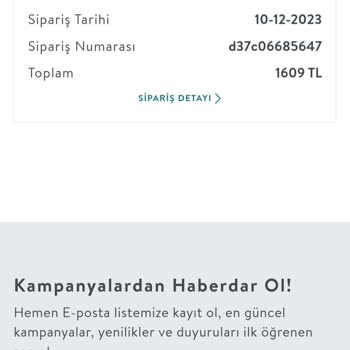 Vivense Teslimat Süresi Aşan Ürün Beklentisi