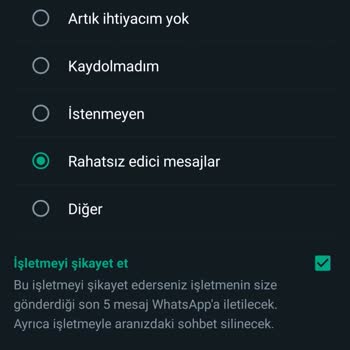WhatsApp Yabancı Şüpheli Numara