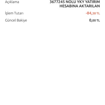Yapı Kredi Bankası Yky Yatırım Hesabım Yok