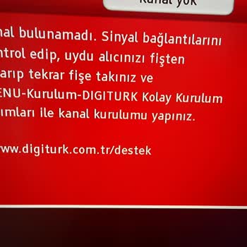 Digiturk Cihazımın Sinyal Sorunu Uyarısı