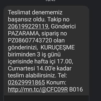 MNG Kargo Kargomu Teslim Etmedi!