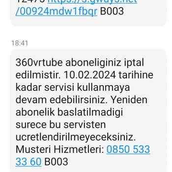 360 Vrtube VRT Abonelik Olayı