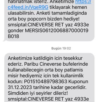 Paribu Cineverse Anket Sonucu