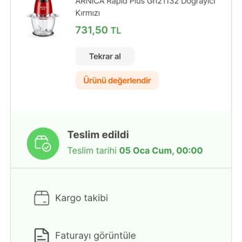 Sürat Kargo'nun Teslim Etmediği Ürünü Teslim Etmiş Gibi Göstermesi!